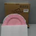 13 Inch 12pcs Reef Charger Plates Elegant Decorative Dinner Plates for Wedding, Holiday Parties, and Formal DiningStylish Table Decor for Festive Celebrations (Pink-12XH)