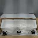 SANKERFAN 3 Lights Matte Black Crystal Bathroom Vanity Light, Modern Bathroom Wall Light, Crystal Over Mirror Light Fixtures for Living Room, Bedroom, Hallway