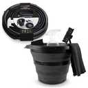 SIMPLEMADE Collapsible Bucket Cleaning Set - Includes 2 Foldable Buckets, Spray Bottle, Rag, Scrubbing Brush and Sponge - Holds Up to 10 liters, Easy Storage, All-Purpose Cleaning Solution