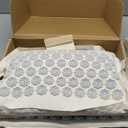 UNMERA Acupressure Mat and Pillow Set,Natural Eco Linen & Coconut Fiber Filling,for Back/Neck Pain Relief, Sciatic, Headache and Muscle Relaxation, Comes with Carrying Bag (Xl-3- Piece Set- Linen Grey)