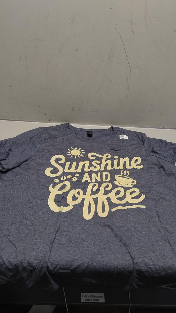 Sunshine And Coffee Beach Summer And Caffeine Lovers T-Shirt Size 3 XL