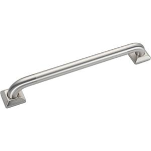 joyrain 500lb Capacity Stainless Steel Grab Bar - Heavy Duty Bathroom Safety Rail for Elderly, Anti-Slip Shower Handle, ADA Compliant (Peened, 16 inch)