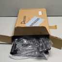 Projector Stand Tripod Adjustable, Laptop Height from 23.5 to 46.5 inches with Gooseneck Phone Holder, Floor for Office, Home, Stage, Studio, DJ Racks Holder Mount, 23.5inch-46.5inch (Black)