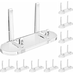 tutata Acrylic Trading Card Display Stand, 10 Pack Clear Card Stands, Card Stands for Sports Cards, Sports Card Holder, PSA Graded Card Display