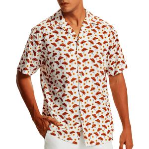 Men's Tropical Beach Vacation Shirt Hawaiian Shirts Wrinkle Free Short Sleeve Button Down (XL)