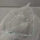 Small Casserole Dishes 2 Pack, 5 Inch Glass Square Baking Dish Individual Portion Baking Pan for Oven Microwave Air Fryer Square Egg, Clear Prep Bowls with Handle