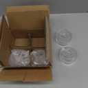 Hosley Set of 12 Glass Taper Candle Holders/Tea Light Candle Holders 2 Inches High Ideal Gift for Weddings Party Favor Reiki Meditation