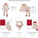 Burt's Bees Baby Family Matching Holiday Pajamas - Organic Cotton PJs for Infants, Toddlers, Kids, Men, and Women