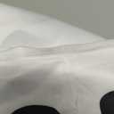 Women's Halloween Ghost Costume Set for Women Adult, 4PCS 2025 Ghosts Poncho Costume White Ghost Capes with BOO Headband Candy Bag Striped Leg Sleeves for Halloween Cosplay Party Outfit