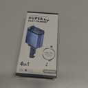 XSEYESX Retractable Car Charger, 120W 4-in-1 PD33W and QC3.0 Ultra Fast Charging car Phone Charger, with 2.6ft Fast Charging Cable, Suitable for iPhone 1716, 15, 14, 13, 12 Pro Max