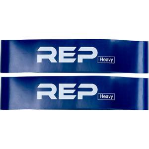 REP Fitness Short Resistance Bands for Strength and Conditioning. Multiple Resistance Levels Available from 5-230lbs. Sold as a Pair. 12" Length. (Blue)
