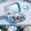 2026 QITQUNS 3-in-1 Ultrasonic Contact Lens Cleaner【Industry-Leading 60,000Hz Ultrasonic Power】 Contact Lens Cleaner Machine with Contact Lens Applicator Tool