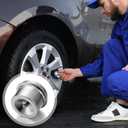 MorningRo 4 Pcs 1.98'' Axle Grease Cap Trailer Hub Dust Caps Grease Fitting Caps for Most Standard 2000 to 3500 Pound Axles