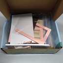 CUTEROOM DIY Doll House Miniature Furniture Wooden House Kit with Dust Cover & LED Light and Accessories - New Three Styles QT Series Dollhouse (QT048)