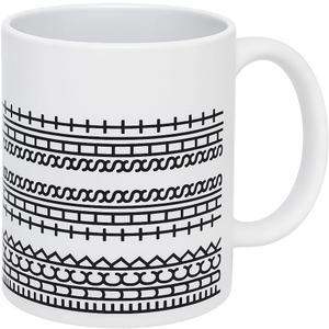 Funny Hidden Message Coffee Mug - Sarcastic Ceramic Cup for Office Coworkers Friends - Gag Gift for Stress Relief & Humor (White)