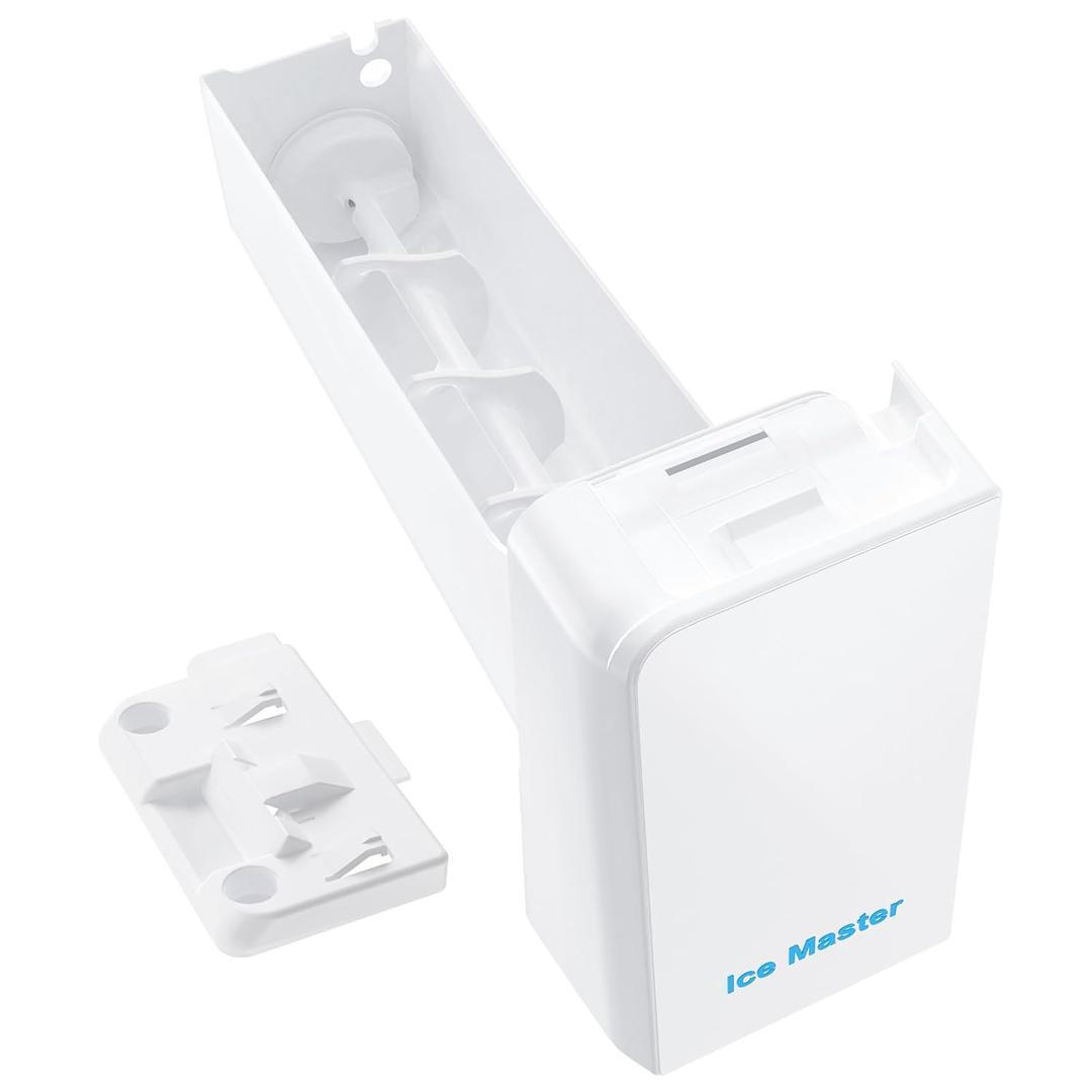 Upgraded DA97-14474C DA97-14474A Refrigerator Ice Bucket Compatible with Samsung Ice Maker Replacement DA97-12604D DA97-21040A Samsung Ice Bucket Ice Tray RF28HMEDBSR RF263 RF265 ice Maker Container