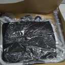 STORAGE MANIAC Collapsible Laundry Cart with Wheels 31.5"H Rolling Laundry Hamper Clothes Basket with Wheels, Canvas Liner Sturdy Steel Frame Folding for Small Narrow Space Easy Storage, Black