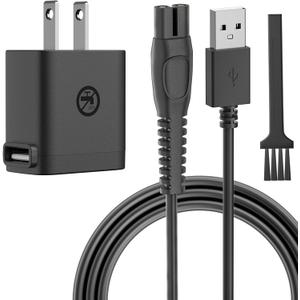 BENSN 5V Charger Compatible with Philips Norelco One Blade QP2724 QP2834 QP1324 MG5910 MG7910 MG9510 MG9520 PQ888 PQ889 Electric Shaver(Safety Certified by UL)