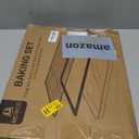 Stainless Steel Baking Sheet Tray Cooling Rack with Silicone Baking Mat Set, Cookie Pan with Cooling Rack, Set of 9 (3 Sheets + 3 Racks + 3 Mats), 10/12/16 Inch, Easy Clean