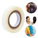 2rolls Easy Application Hair Wig Tape Yards Removable Adhesive for Women Hair Extensions Lace Front Wig (5x5cmx2pcs, Whitex2pcs)
