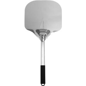 Perforated Pizza Peels 6 INCH pizza spatula paddle Long Handle Metal Pizza Spatula for Indoor and Outdoor (12 Inch)