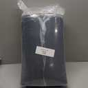 CozyLux Queen Comforter Set Dark Grey, 3 Pieces Solid Dark Gray Breathable Quilted Style Bedding Sets, Luxury Soft Microfiber Down Alternative Comforter for All Season (1 Comforter & 2 Pillowcases)