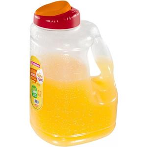 Pitchers For Drinks With Spout Lid, Plastic Pitcher For Fridge For Homemade Juice Drinks, Water, Tea - Easy To Store and Pour - 1 Gallon Jug Water Pitcher With Lid - BPA Free - 4 Quarts