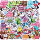 Zeyune 72 Pcs Animal Iron on Patches Bulk Embroidered Iron on Hat Patch Holiday Applique Sew on for Hat Backpack Clothes Shirt Jeans DIY Craft