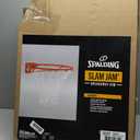 Spalding Regulation Size 18" Steel Basketball Rim with Net Included | Choose from Fixed or Breakaway | Replacement Rim for Indoor or Outdoor Hoop