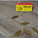 Mack's 24" Troll Lite Flasher - Brass Willow Leaf Fishing Dodger Rig 40831