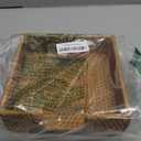Rattan Napkin Holder Square, Napkin Holders for Paper Napkins, 7.5" x 7.5" x 2.5", Wicker Napkin Tray, Woven Guest Towel Holder for Restaurant/Kitchen/Bathroom Napkin Holder for Table