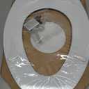 Bemis 1500EC 390 Lift-Off Wood Elongated Toilet Seat, Cotton White (Pack of 1)