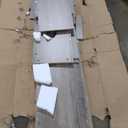 YITAHOME Farmhouse TV Stand for 75/80 Inch TV, Entertainment Center with Adjustable Shelf, Large TV Console Table for Living Room (Washed Grey)