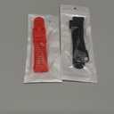 Harikiri 20mm 22mm Sport Silicone Bands Compatible with COROS PACE 3/APEX 2 Pro/PACE 2/APEX Pro/APEX 2/APEX 46mm/APEX 42mm for Men and Women (Black + Red)