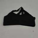 RUNNING GIRL Sports Bra for Women, Criss-Cross Back Padded Strappy Sports Bras Medium Support Yoga Bra with Removable Cups (Large)