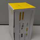 GARTO Spotlight Battery Operated, Motion Sensor Picture Light LED Cat-Eye Bulb Wall Sconce, Stick on Display Accent Lighting Dimmable 360° Rotation Rechargeable for Paintings (White, 2Pack-Remote)