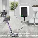 2 x Charger Compatible with Homeika H016 HA016 Cordless Vacuum Power Cord Compatible with Homeika Cordless Vacuum Power Cord