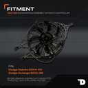 Dorman 620-029 Engine Cooling Fan Assembly | Fits Select Dodge Models