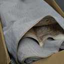 8x10 Area Rugs for Living Room: Washable Rug Stain Resistant Non Slip Low Pile Faux Wool Soft Large Area Rug for Bedroom Kitchen Farmhouse Dining Room Under Table Nursery Home Office Indoor (Brown and Beige)