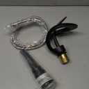 Elegant Bathroom Sink Faucet Single Hole,AUU Waterfall Matte Black Vanity Sink Faucet Solid Brass,Single Handle Basin Tap with Pop Up Drian Supply Line (Black, Short) (Short, Black)