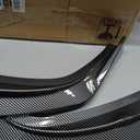 Front Lip Compatible with 2023-2025 BMW G20 LCI 3-Series 330i 330e M340i (M-Sport Only), Performance Bumper Air Dam Lower Chin Splitter Protection Body Kit (Carbon Fiber Pattern)