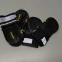 QUMY Dog Shoes for Large Dogs, Medium Dog Boots & Paw Protectors for Winter Snowy Day, Summer Hot Pavement, Water-Resistant in Rainy Weather, Outdoor Walking, Indoor Hardfloors Skid-Resistant Sole (Size 8: 3.0''x3.3"(W*L) (Pack of 4))