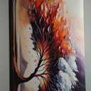 MHARTK66 Wall Decorations For Living Room Large Canvas Wall Art For Bedroom Office Decor Tree Landscape Abstract Wall Paintings Framed Prints Pictures Artwork Modern Hotel Room Home Decor 30x60 In (60L" x 30W")