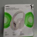 Belkin SoundForm Surround Bluetooth Over-Ear Headphones - Environmental Noise Cancelling Headphones - Wireless w/ 60H Playtime & Soft Ear Cups for iPhone, Galaxy, iPad, Travel, Home, or Office - Sand