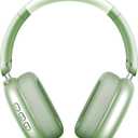 Wentronic Y01 Wireless Noise Canceling Headphones Bluetooth 5.3 Over Ear Headphones with Microphone, Hi-Res Audio, 48H Playtime, Foldable Comfortable Earpads,Compatible with iOS,Android,PC, Green