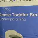 Delta Children Reese Toddler Bed - Greenguard Gold Certified, Bianca White