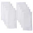 Gerber Unisex Baby Boys Girls Birdseye Prefold Cloth Diapers Multipack White 3-Ply 10 Pack