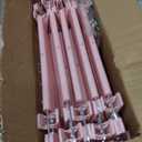 Skirt Hangers 20 Pack, Pants Hangers with Clips360 Swivel Hook Space Saving Hangersfor Pants, Skirts, Clothes, JeansPink