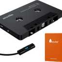 Arsvita Car Audio Bluetooth Cassette Receiver, Tape Player Bluetooth 5.0 Cassette Aux Adapter