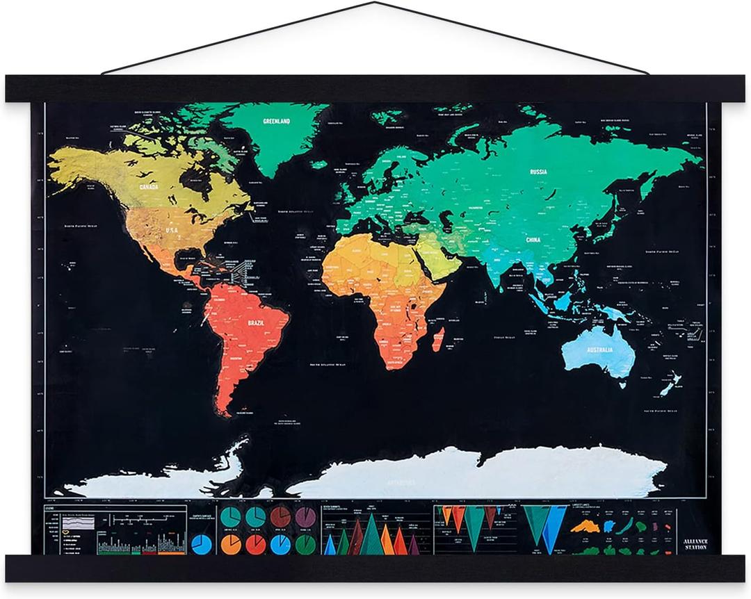 36x24 36x48 36x12 Poster Frame, Magnetic Light Wood Wooden Frame Hanger for Photo Picutre Canvas Artwork Art Print Wall Hanging (1 Pack, 36", Black)